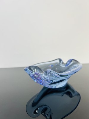 Miloslav Klinger (1922 - 1999), Alexandrite Glass Ashtray by Klinger, Železný Brod Glassworks (ZBS)