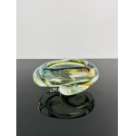 Josef Rozinek (1911 - 1992), Art Glass Ashtray by Nový Bor, 1960s - Spectrum of Colors