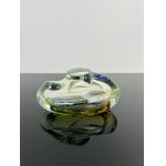 Josef Rozinek (1911 - 1992), Art Glass Ashtray by Nový Bor, 1960s - Spectrum of Colors
