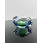 Josef Rozinek (1911 - 1992), Art Glass Ashtray by Nový Bor, 1960s - Spectrum of Colors