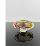 Josef Rozinek (1911 - 1992), Art Glass Ashtray by Nový Bor, 1960s - Spectrum of Colors