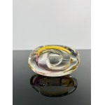 Josef Rozinek (1911 - 1992), Art Glass Ashtray by Nový Bor, 1960s - Spectrum of Colors