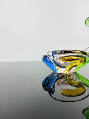 Karel Zemek (1909 - 1965), Art Glass Cigar Ashtray 