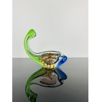 Karel Zemek (1909 - 1965), Art Glass Cigar Ashtray “Rhapsody” Collection by Mstišov Glassworks, Pattern 53703/15