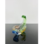 Karel Zemek (1909 - 1965), Art Glass Cigar Ashtray “Rhapsody” Collection by Mstišov Glassworks, Pattern 53703/15