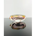 Josef Rozinek (1911 - 1992), Art Glass Ashtray by NOVÝ BOR, 1960s - Spectrum of Colors