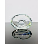 Rudolf Beránek (1930), Art Glass Ashtray by Škrdlovice Glassworks, 1955s
