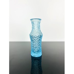 Václav Hanuš (1924 - 2009), Vintage Blue Art Glass Vase by Sklo Union Rosice, 1960s