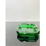 Green Art Glass Ashtray, Sklo Union, 1970s