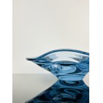 Miloslav Klinger (1922 - 1999), Alexandrite Glass Bowl by Klinger, Železný Brod Glassworks