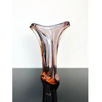 Josef Hospodka (1923-1989), Massive Art Glass Vase by Chřibská Glassworks, 1959s