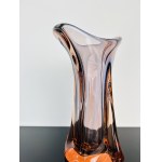 Josef Hospodka (1923-1989), Massive Art Glass Vase by Chřibská Glassworks, 1959s
