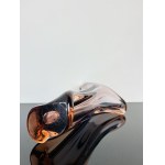 Josef Hospodka (1923-1989), Massive Art Glass Vase by Chřibská Glassworks, 1959s