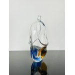 Oldřich Lípa (1929 - 2014), Art Glass Basket by Karlovy Vary - MOSER, Pattern KV-53961/18