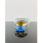 Oldřich Lípa (1929 - 2014), Art Glass Basket by Karlovy Vary - MOSER, Pattern KV-53961/18