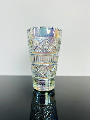 Iridescent Art Glass Vase, Czechoslovakia 1960-1970s