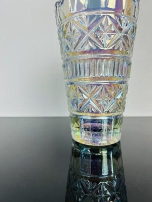 Iridescent Art Glass Vase, Czechoslovakia 1960-1970s