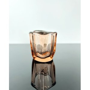 František Zemek (1913-1960), Rosaline Mini Art Glass Vase by Mstišov-MOSER