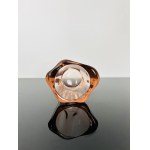 František Zemek (1913-1960), Rosaline Mini Art Glass Vase by Mstišov-MOSER
