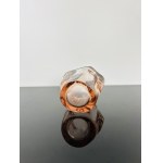 František Zemek (1913-1960), Rosaline Mini Art Glass Vase by Mstišov-MOSER