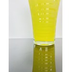 Yellow Art Glass Vase, Czechoslovakia, 1970s