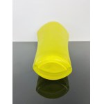 Yellow Art Glass Vase, Czechoslovakia, 1970s