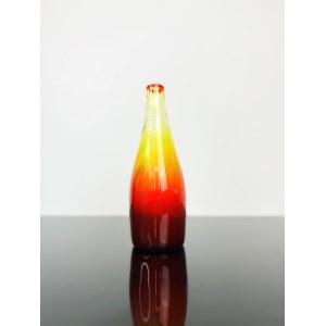Jan Gabrhel (1930), Art Glass Vase, Spectrum of Colors, Czechoslovakia, 20 cm
