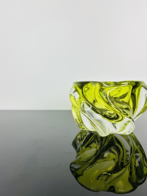 Josef Hospodka (1923-1989), Citrine Propeller Ashtray by Josef Michal Hospodka, Chřibská, 1970s