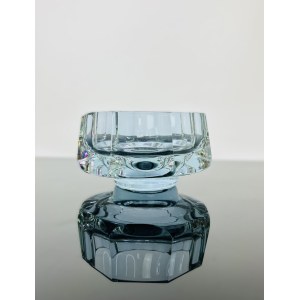 Faceted Alexandrite Art Glass Ashtray, Zelezny Brod Glassworks (ZBS), 1970s