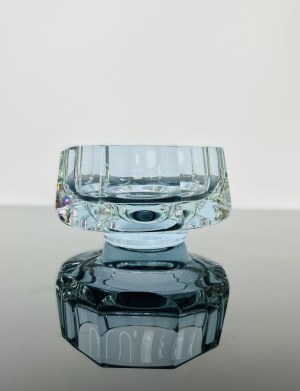 Faceted Alexandrite Art Glass Ashtray, Zelezny Brod Glassworks (ZBS), 1970s