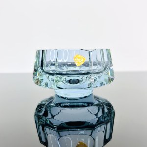 Faceted Alexandrite Art Glass Ashtray, Zelezny Brod Glassworks (ZBS), 1970s