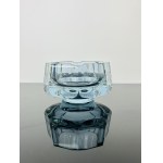 Faceted Alexandrite Art Glass Ashtray, Zelezny Brod Glassworks (ZBS), 1970s
