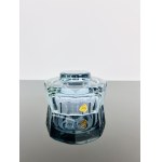Faceted Alexandrite Art Glass Ashtray, Zelezny Brod Glassworks (ZBS), 1970s
