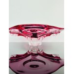 Josef Hospodka (1923-1989), Pink Art Glass Bowl by Chribska, 1960s