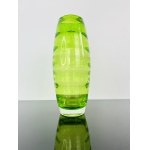 Green Art Glass Vase - Nový Bor, Czechoslovakia, 1960s-1970s