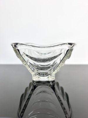 Václav Hanuš (1924 - 2009), Pressed Glass Bowl by Heřmanova Hut' Glassworks, Model 20035