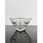 Václav Hanuš (1924 - 2009), Pressed Glass Bowl by Heřmanova Huť Glassworks, Model 20035