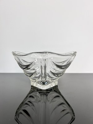 Václav Hanuš (1924 - 2009), Pressed Glass Bowl by Heřmanova Hut' Glassworks, Model 20035