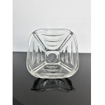 Václav Hanuš (1924 - 2009), Pressed Glass Bowl by Heřmanova Huť Glassworks, Model 20035