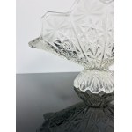Large Pressed Glass Fruit Bowl, Czechoslovakia