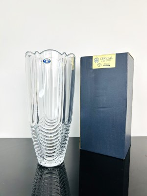 Bohemia Crystal Glass Vase, Czech Republic, in Original Package