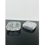 Czech Crystal Glass Lidded Jar - Hand-Cut Bohemian Crystal