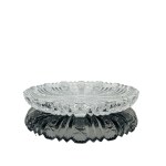 Massive Czech Crystal Cut Glass Bowl - Hand-Cut Bohemian Crystal