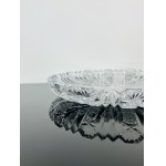 Massive Czech Crystal Cut Glass Bowl - Hand-Cut Bohemian Crystal