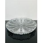 Massive Czech Crystal Cut Glass Bowl - Hand-Cut Bohemian Crystal