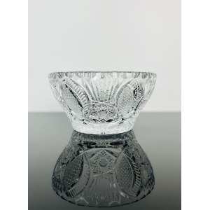 Deep Cut Crystal Glass Bowl - Bohemian Czech Crystal