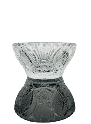 Deep Cut Crystal Glass Bowl - Bohemian Czech Crystal
