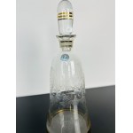 Hand-Engraved Crystal Decanter with Deer Motif, Borocrystal, 28 cm