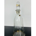 Hand-Engraved Crystal Decanter with Deer Motif, Borocrystal, 28 cm