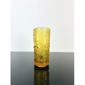 Pressed Glass Vase with Organic Shape
